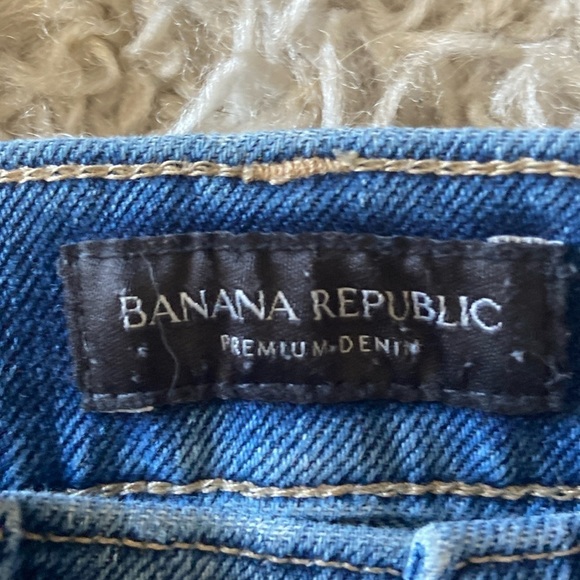 Banana Republic High Rise Slim Denim Jean Petite Women’s Size 6P 4-WAY STRETCH - Picture 5 of 8